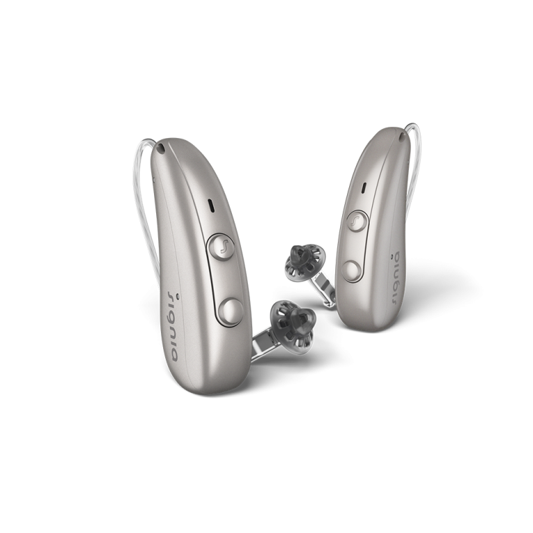 Silver RIC Hearing Aids